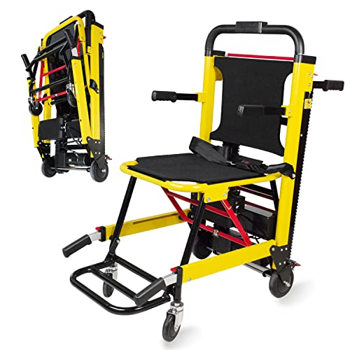 Fupfli Elderly Electric Chair, Portable Electric Folding 400lb Max