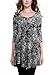 BAISHENGGT Women's Sleeveless Printed Flare Tunic Top XX-Large Black Paisley