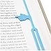 BronaGrand 6 Pcs Silicone Finger Point Bookmarks Book Marker Strap for School Supplies Stationery Gift Office Supply(Random Color)