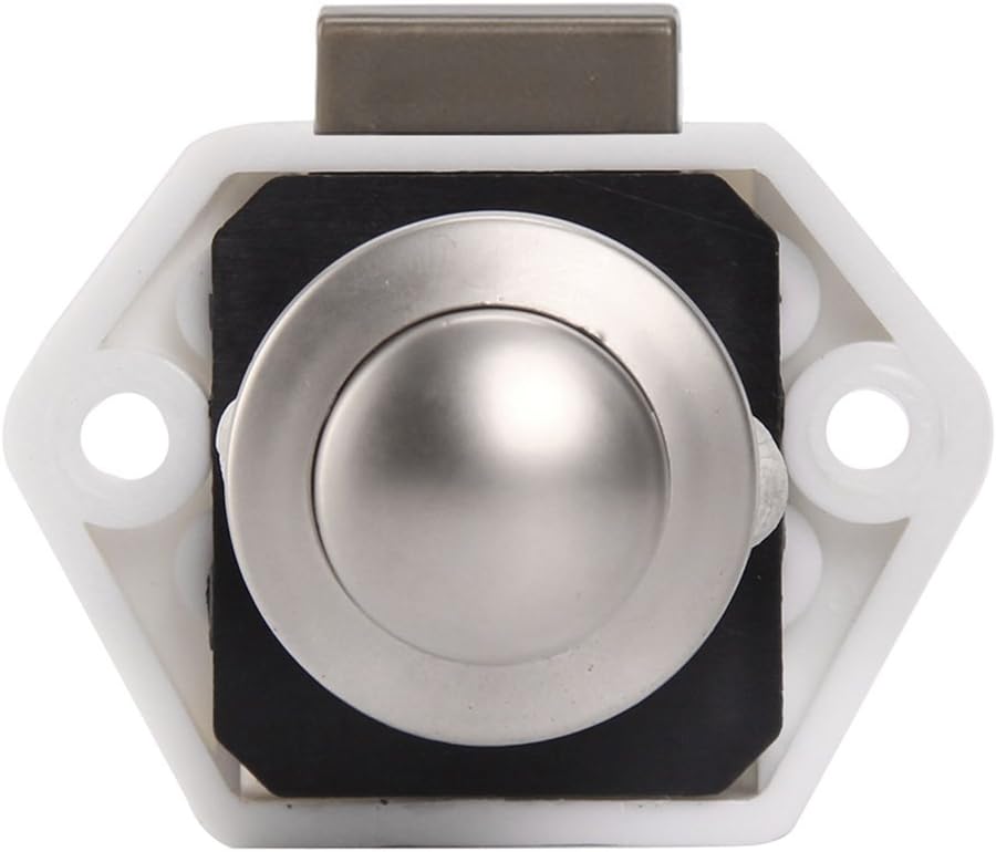 ohne Schlüssel 5 Stück 20 mm Druckknopf für Schrank Schnappverschluss