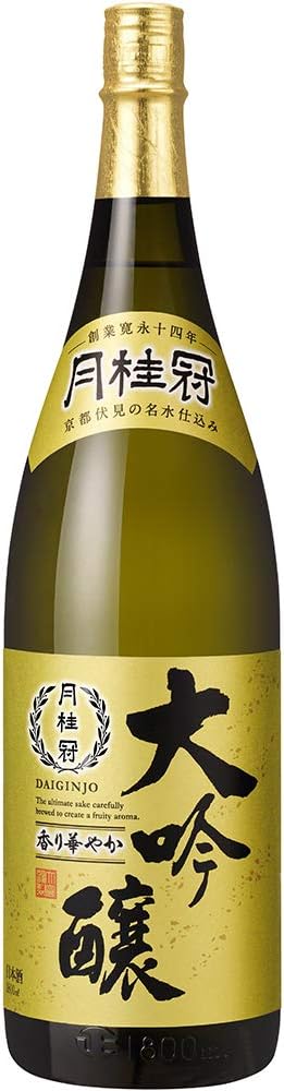 Amazon Co Jp 父の日 贈り物 大吟醸 フルーティな香りとシャープな味わい 月桂冠 大吟醸 日本酒 京都府 1800ml 食品 飲料 お酒