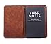 Marycrafts Handmade Refillable Leather Composition Notebook Moleskine Cover, Field Note Covers 3.5