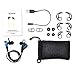Bluetooth Headphones By Zivigo Lightweight Wireless Bluetooth Earbuds, bluetooth sport headphones, Bluetooth Earbuds For Running, Bluetooth 4.0 with Aptx, Premium Sweat Proof Earbuds with Built in Microphone, (Black+Green)