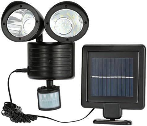 Solar Security Lights Outdoor Motion Sensor 22 LED Solar Shed Light Outdoor PIR Wall Lights for Garden, Fence, Door, Yard or Entrance Use