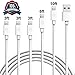 iPhone Charger, Everdigi Lightning Cable 8 Pin iPhone Charging Cable Cord Compatible with 3FT 3FT 3FT 6FT 10FT iPhone X 8 8Plus 7 7Plus 6s 6sPlus 6 6Plus SE 5 5s 5c iPad iPod & More (white, 5pack)