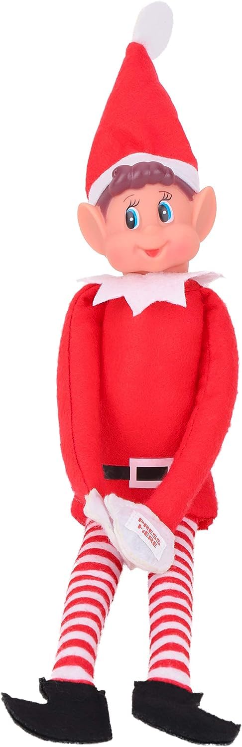 Elves Behavin' Badly 32cm Elf Felt Doll With Vinyl Head And 14 Different Sound Effects 1 At Random