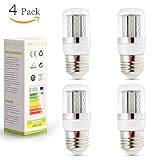 4 X 6w 550lm78pcs Smd3014 White 6500k Screw Socket 110V E27 LED Light Bulb Lamp ,Led Corn Bulb Incandescent Bulbs Equivalent