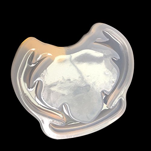 Elk Resin Mold Elk Antlers Silicone Mould for Epoxy Resin Craft Making Christmas Decoration (3Pcs Elk Antlers)
