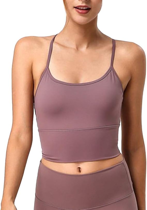 Amazon Co Jp Wangolk ブラトップ クロップトップ ヨガウェア トップス タンクトップ レディース スポーツ Tシャツ 吸汗速乾 フィットネス スポーツウェア オシャレ ノースリーブ ブラウス インナーウェア シンプル ランニング ジム 無地 無地 服 ファッション小物