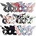 Jaciya 18pcs Bow Scrunchies for Hair Silk Scrunchies with Bow Women Hair Scrunchies