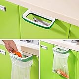 Binmer(TM)Hanging Kitchen Cupboard Cabinet Tailgate Stand Storage Garbage Bag Holder Hanging Bags Trash Rack
