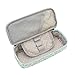 Twinkle Club Cute Pencil Case Floral Pencil Pouch Waterproof Leather for Teen Girls Aesthetic Pencil Holder