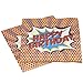 Ginger Ray Happy Birthday Comic Superhero Paper Party Napkins, 20 Pack