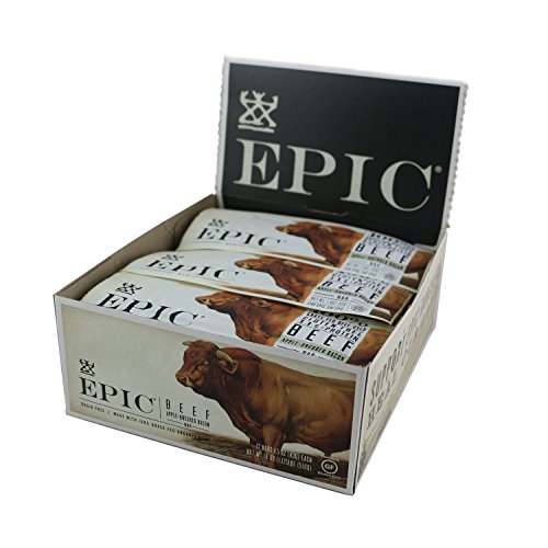 Epic All Natural Meat Bar, 100% Natural, Beef, Apple & Bacon, 1.5 ounce bar, 12 Count