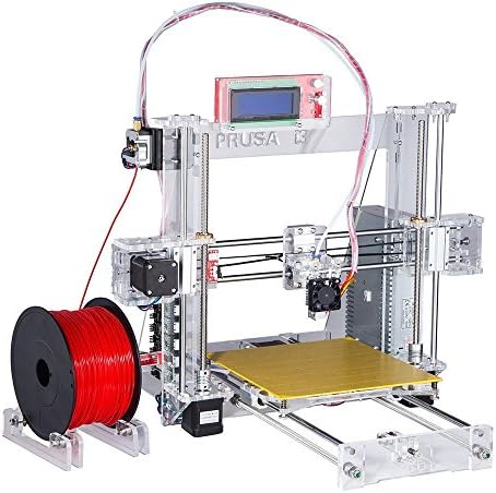 Quality High Precision Reprap Prusa i3 DIY 3d Printer kit with 2 Rolls Filament 8GB SD card and LCD