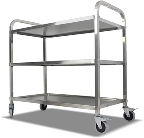 LITINGFC Servierwagen Küchenwagen Draussen Garage Seitengriffe Design