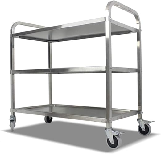 LITINGFC Servierwagen Küchenwagen Draussen Garage Seitengriffe Design