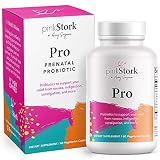 Pink Stork Pro: Pregnancy Probiotic -For Morning Sickness & Gut Health -Developed for Pregnancy -Good Bacteria for Digestive & Immune Health -For Relief from Heartburn, Constipation & more