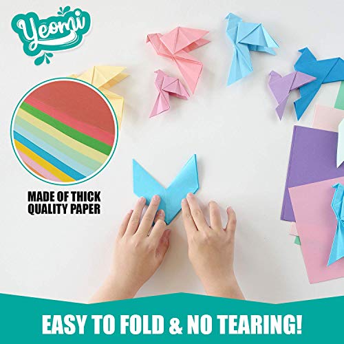 Origami Paper Double Sided Construction Paper 1100 Sheets by Yeomi