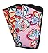 4 Pack Soft Slip In Eyeglass Case For Women- Floral, Heart, & Daisy Assortments