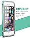iPhone 6s Plus Case, Ansiwee Reinforced Frame Crystal Highly Durable Shock-Absorption Flexible Soft Rubber TPU Bumper Hybrid Protective Case for Apple iPhone 6s/6 Plus 5.5inch (Mint Green)