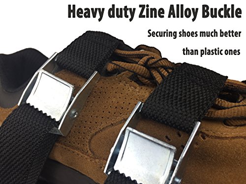 Cakie Professional Heavy Duty Lawn Aerator Shoes, 3 Adjustable Straps and Zinc Alloy Buckles, Free Extra Spikes, Universal Size That Fits All, for a Greener and Healthier Garden or Yard.