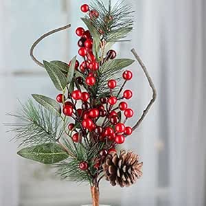 Fábrica directa craftfestive Artificial mixto de pino y frutos rojos