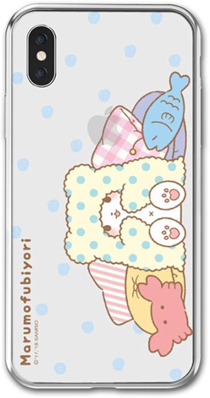 Amazon Co Jp Iphone12pro アイフォン12プロ Sanrio Marumofybiyori サンリオ まるもふびより しろくま モップ 透明ゼリーケース Iphoneケース Galaxyケース ドットブルー01 家電 カメラ