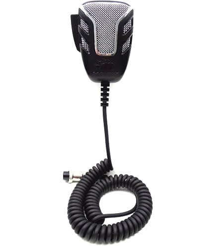 Microphone Électret 6 Broches PNI CDS06 Pour Radio CB President Midland Albrecht