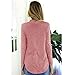 Muangan Women Fashion Loose Casual V-Neck Long Sleeve Blouse Tops