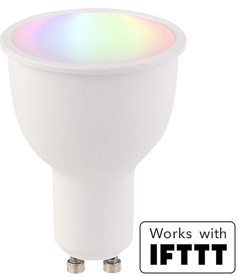 Luminea Home Control LED Spot: WLAN-LED-Lampe, komp. mit Amazon Alexa & Google Assistant, GU10, RGB+W (WLAN Beleuchtung)