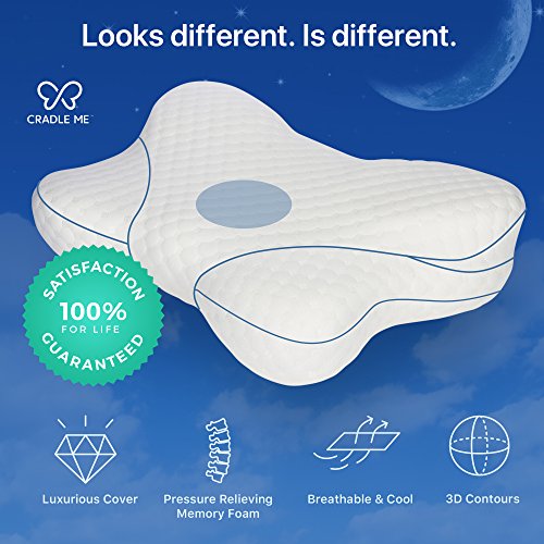 Cradle Me Cervical Pillow Orthopedic Contour Pillow with Memory