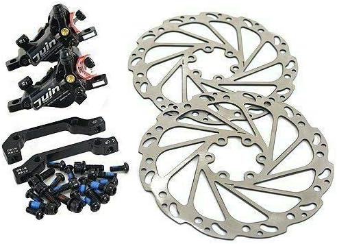 Juin Tech R1 Hydraulic Road CX Disc Brake set 160mm w/Rotor (Front+Rear),Black #ST1672
