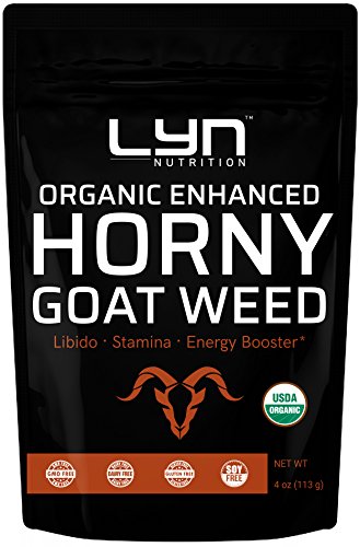 Premium Organic Horny Goat Weed Extract Powder, 4 oz, Libido & Vitality Enhancement