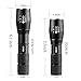 Victagen LED Flashlight,Waterproof Military Grade With 6 Modes & Zoom Lens Adjustable Focus,Rechargeable Mini Torch for Hiking,Cycling, Camping,Hiking and Emergency