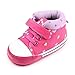 Annnowl Baby Girls Sneakers Canvas Shoes (13-18 Months, Rose)