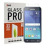 Samsung Galaxy J7 Screen Protector - Rerii Tempered Glass Screen Protector for Galaxy J7, High Definition, 9H Hardness, 0.3mm Thickness, Glass Screen Replacement Protector