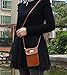 Big Mango PU Leather Crossbody Purse for Apple Iphone 6,4 4s,5 5s,5c, Samsung Galaxy Series,Note 2 Note 3, HTC - Brown