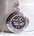 Photo Locket, Dragonfly Necklace, Dragonfly Art Locket, Silver Locket, Dragonfly Jewelry