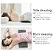 Orthopedic Lumbar Support Pillow for Bed - Jiaao Premium Memory Foam Sleeping Pillow for Lower Back, Knee & Hip Pain, Lumbar Cushion for Side & Back Sleepers,Including Removable Cover with Zipper,Gray