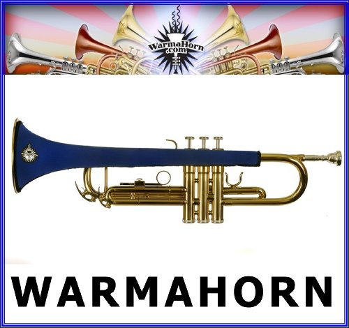 Warmahorn Neoprene Trumpet Protective Cover , Blue