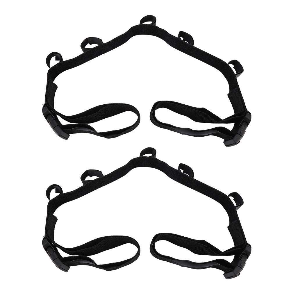 Vobor Fishing Rod Stand Strap 2pcs Fishing Accessories Car Fishing Rod Stand Fixing Band, Fishing-rod Holder Stand Rack Strap Band Fishing Accessories