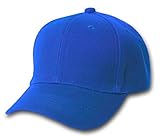 TOP HEADWEAR Structured Baseball Hat Cap, Royal Blue