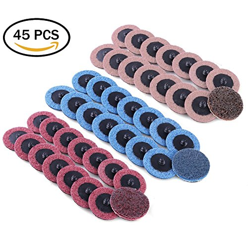 2-inch fine/medium/coarse assorted roll lock roloc sand…