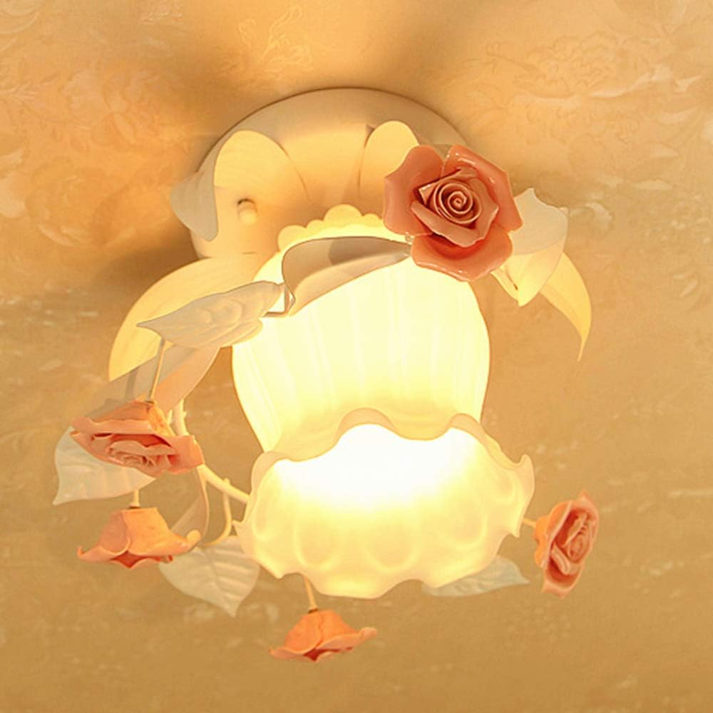 Focos y barras para focos TPU Lámpara de Techo Rosa Rosa Artesanía