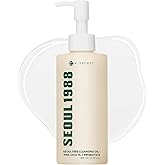 K-SECRET SEOUL 1988 Cica Cleansing Oil – Deep Pore Cleansing & Gentle Exfoliation | Daily Oil Cleanser for Sensitive Skin | Korean Skincare, 200ml / 6.76 fl oz