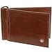 Alpine Swiss RFID Blocking Mens Leather Spring Loaded Money Clip Wallet