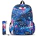 School Bag Galaxy Backpacks for Boys Girls With Pen Bag primary