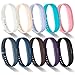 Greeninsync Bands for Flex 2, Replacement for Flex 2 Silicone Sport Wristbands Strap Small with Metal Clasps and Fasteners for Flex 2 Fitness Smart Watch Women Girls 10Pack
