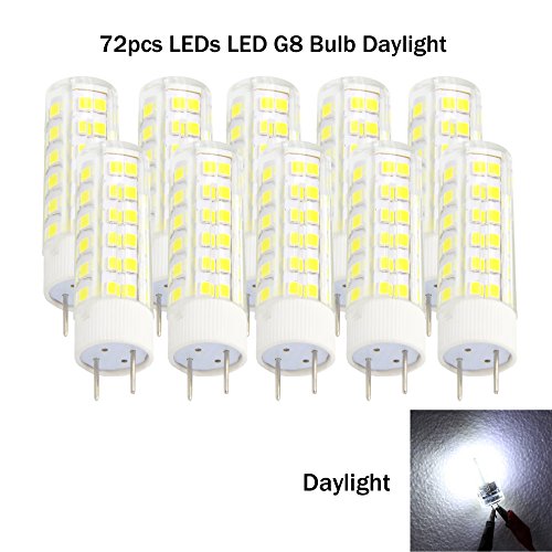 From USA ★ Ashialight G8 LED Light Bulbs 120 Volt G8 50W Halogen Bulb